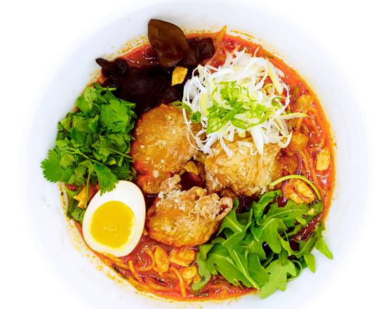 Spicy Chicken Ramen 辛辣炸鷄塩味拉麺